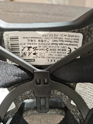 Casco ciclismo Van Rysel RCR negro