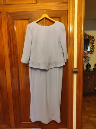 Traje ceremonia lila 2 piezas T.46