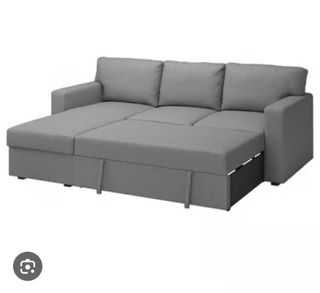 Sofá Cama Chaise Longue Gris Ikea. URGENTE