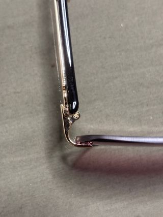 Gafas Cartier Marrón y Dorado