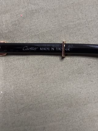 Gafas Cartier Marrón y Dorado