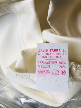 Vestido de comunión niña blanco y can can