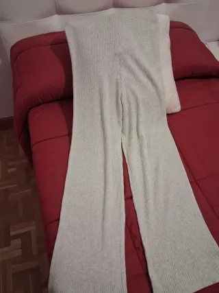 Pantalón gris elástico mujer sin estrenar