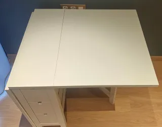 Mesa escritorio extensible Norden Ikea