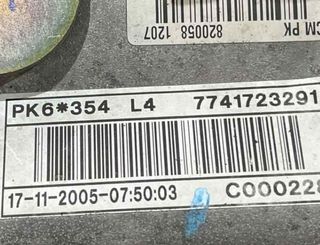 Caja cambios pk6354 renault vel satis (bj0) 130665