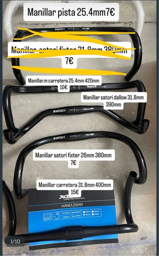 Manillar Bicicleta Varios Modelos