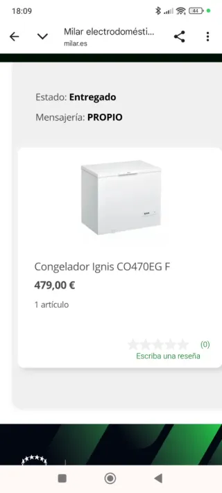Arcón Congelador Ignis CO470EG  NEGOCIABLE)