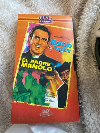 Lote 4 Películas VHS Manolo Escobar