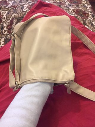 Borsa a tracolla avorio