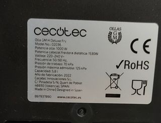 Olla GM Modelo H Deluxe Fry