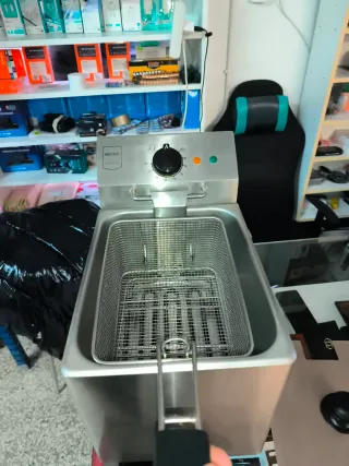 Freidora de acero inoxidable