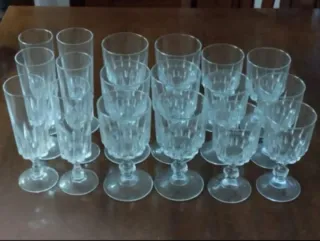 Set 12 Bicchieri Cristallo