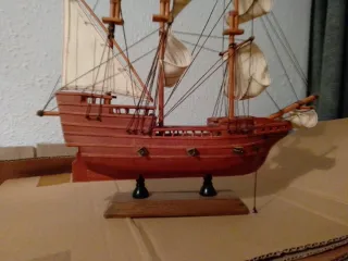 Maqueta Barco Mayflower Decoración