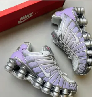 Nike Shox Morado Blanco Talla 39