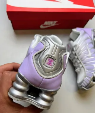 Nike Shox Morado Blanco Talla 39