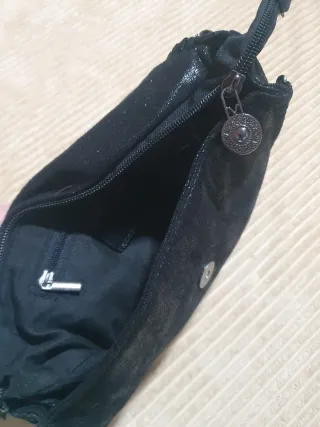 Bolso negro brillantina