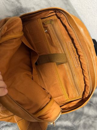 Mochila de piel Cowboybag marrón