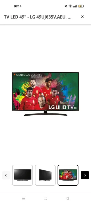Smart TV LG 55 4K ,HDR active,como nueva