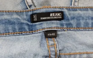 Jeans Zuiki vita alta lunghi 95 cm