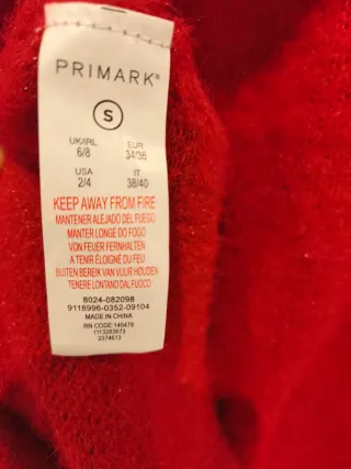 Jersey rojo escote Bardot