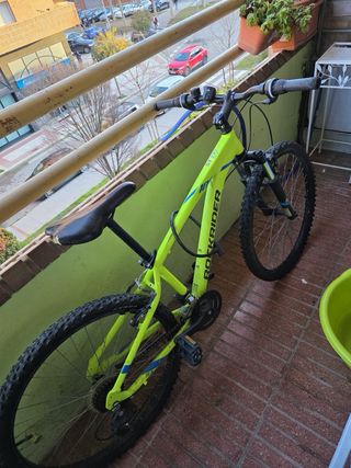 Bicicleta Rockrider ST 100 Neón