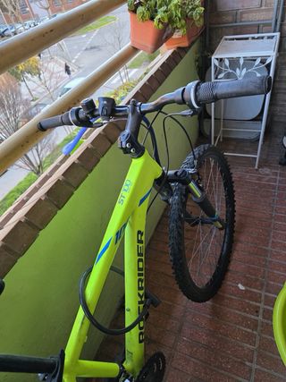 Bicicleta Rockrider ST 100 Neón