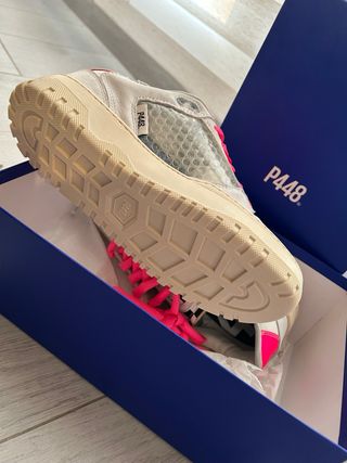 Zapatillas P448 Blancas y Rosas