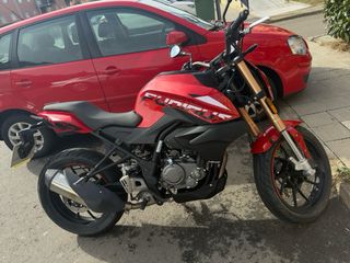 Moto Hanway furious 125, 2024 Naked Roja