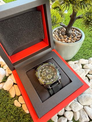 Reloj Technosport Cronógrafo Negro/Verde