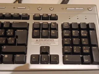 Teclado Compaq Argento e Nero