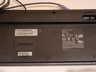 Teclado Compaq Argento e Nero