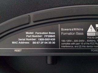 Subwoofer Bowers & Wilkins B&W Formation Bass