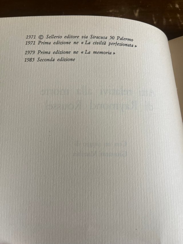 Atti relativi alla morte di Raymond Roussel