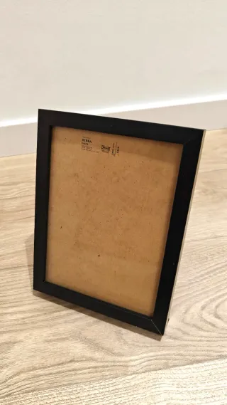 Marco de fotos negro IKEA RIBBA 10x15cm