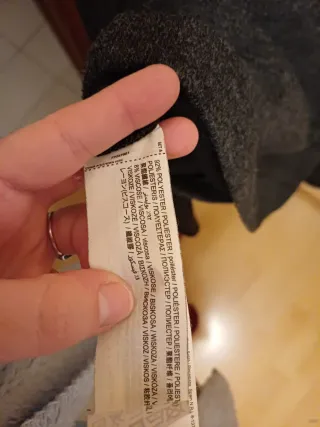 Jersey gris cuello alto Mango