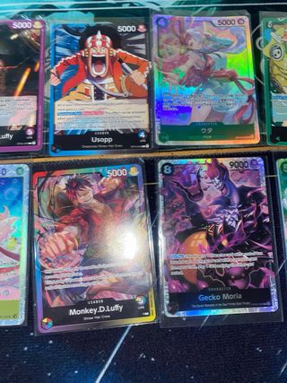 Lote de 10 carte One Piece TCG