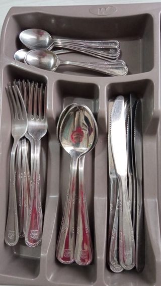 Cubertería FC Barcelona 44 piezas