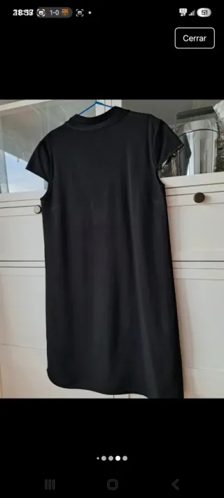 Vestido negro Massimo Dutti
