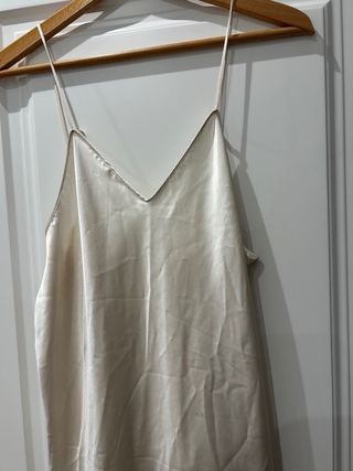 Camisón satén beige talla única
