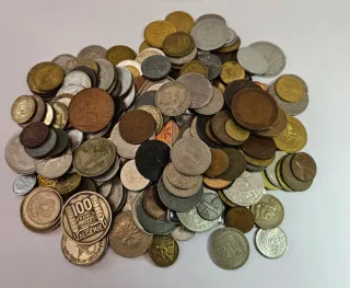 1kg Monete Mondiali Varie