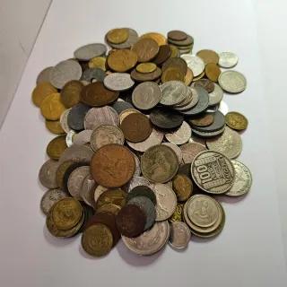 1kg Monete Mondiali Varie