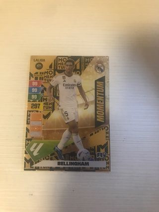 Carta fútbol Panini LaLiga Momentum Bellingham