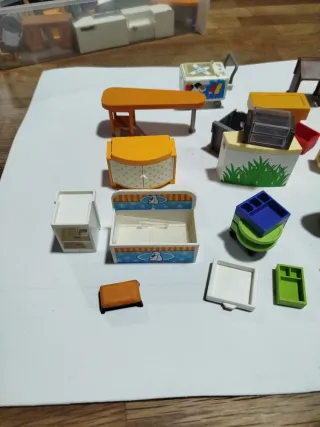 Lote de Muebles y Accesorios Playmobil