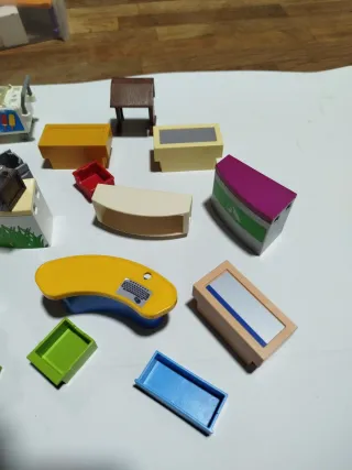 Lote de Muebles y Accesorios Playmobil