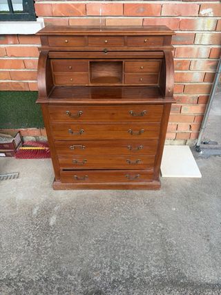 Escritorio secreter de madera vintage