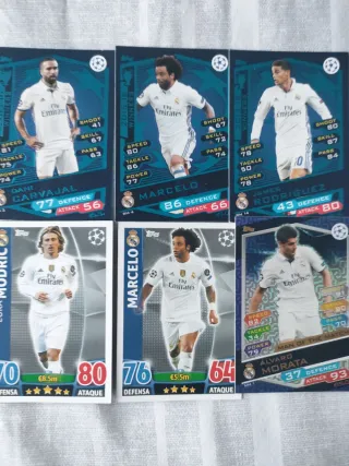 Cromos Real Madrid varios.