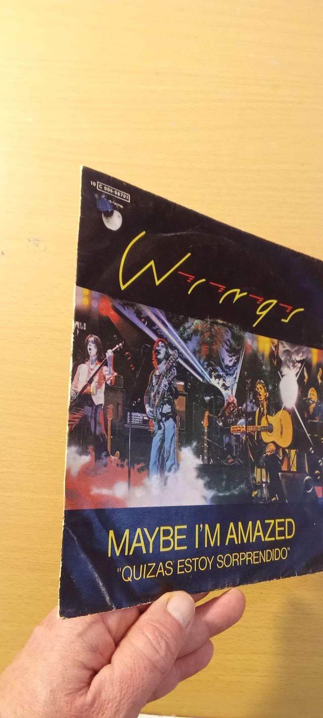 Single Maybe I'm Amazed - Wings (1977)