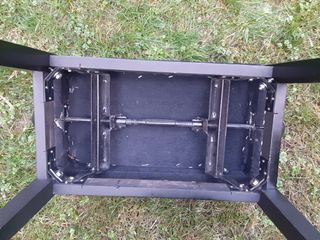 Banco de piano/teclado negro ancho de asiento 56cm