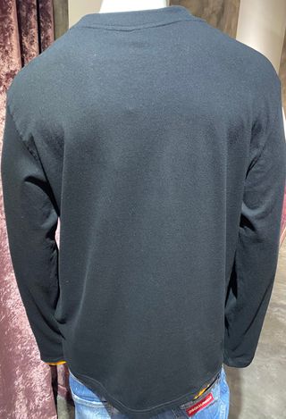 Camiseta de manga larga Diesel color negro