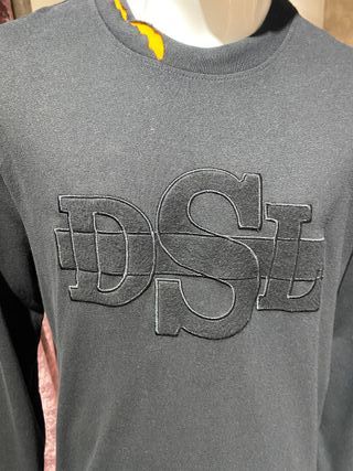 Camiseta de manga larga Diesel color negro